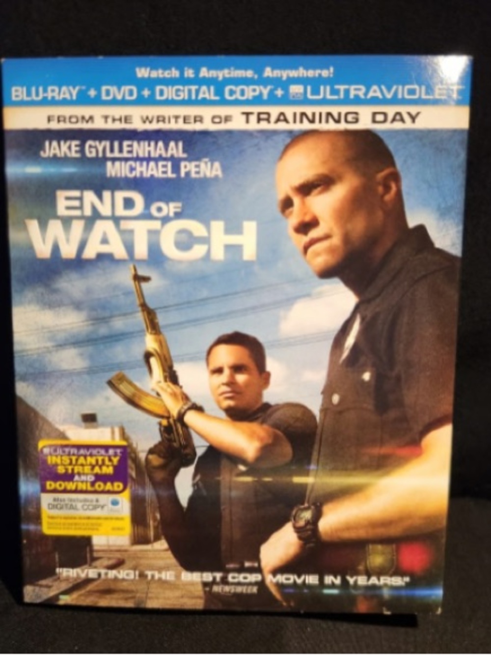 End of Watch () - Jake Gyllenhaal, Michael Peña - Blue Cover